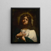 Jean l'Évangéliste - After Simone Cantarini — framed artwork on a wall