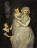Portrait of a lady with her children - After Thomas Gainsborough — artwork view