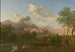 Classic landscape painting with aqueduct and fortress - Agathon du Petitbois — artwork view