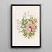 the First Wild Rose-Leaf Penstemon - Agnes Fitzgibbon — framed artwork on a wall