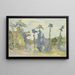 Aulnes dans le Rhön - Agnes Langenbeck Zachariae — framed artwork on a wall