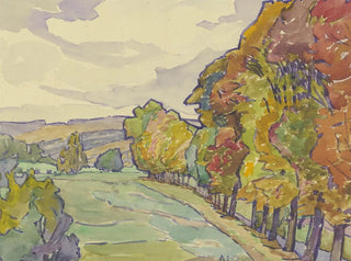 Route de campagne à Hersfeld - Agnes Langenbeck Zachariae — artwork view