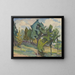 Mountains Rhn - Agnes Langenbeck Zachariae — framed artwork on a wall