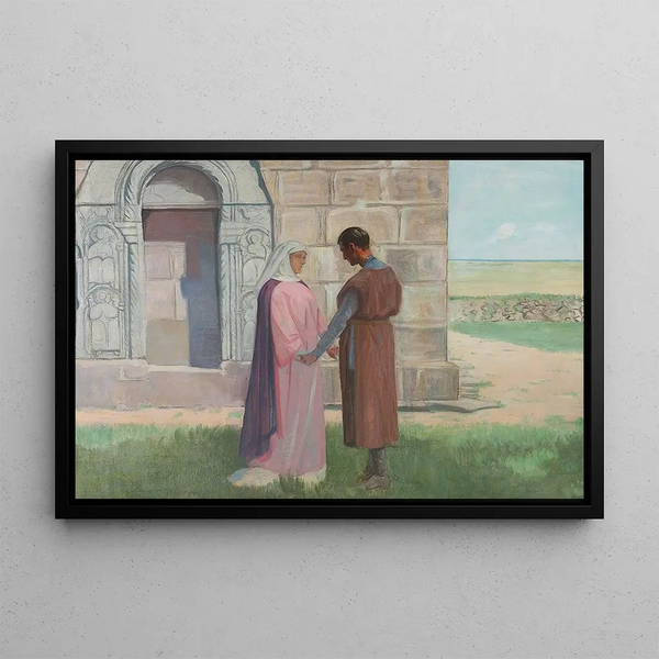 Scene Described in a Popular Song - Agnes Slott-Møller — framed artwork on a wall
