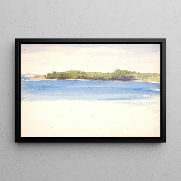 Sketchbook Painting 1897-98 - Agnes Slott-Møller — framed artwork on a wall