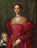A young woman and her little boy - Agnolo Bronzino — artwork view