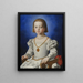 Bia di Cosimo de Medici - Agnolo Bronzino — framed artwork on a wall