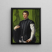 Portrait painting of Lodovico Capponi - Agnolo Bronzino — framed artwork on a wall