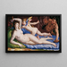 Venus, Cupid and Satyr - Agnolo Bronzino — framed artwork on a wall