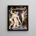 Venus Cupid Madness and Time - Agnolo Bronzino — framed artwork on a wall