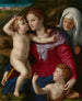 Virgin and Child with Saint Elizabeth and Saint John the Baptist - Agnolo Bronzino — artwork view