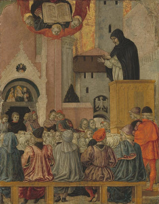 A Dominican Preaching - Agnolo degli Erri — artwork view