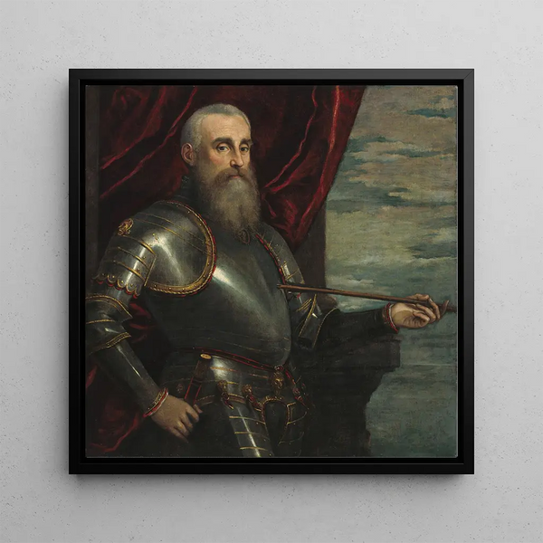Agostino Barbarigo - Follower of Paolo Véronèse — framed artwork on a wall