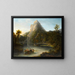 The eagle's nest of Killarney - Agostino Aglio — framed artwork on a wall