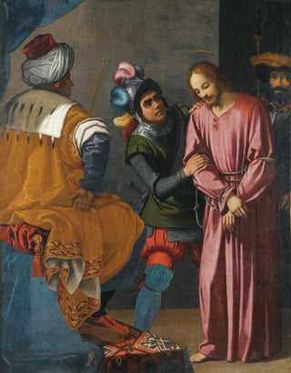 The Christ before Pilate - Agostino Ciampelli — artwork view