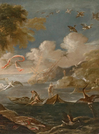 The Miraculous Catch - Agostino Tassi — artwork view