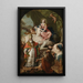 the Virgin and Child with Saints - Agostino Ugolini — framed artwork on a wall