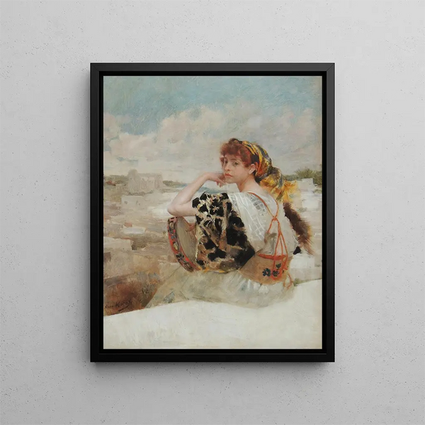 Gitane - Aimé Morot — framed artwork on a wall