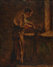 The Blacksmith Creation Stage Sketch - Aimé Morot — artwork view