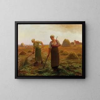 Soutiers de la récolte - Aimé Perret — framed artwork on a wall