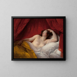 Le Sommeil - Aime Brune-Pags — framed artwork on a wall