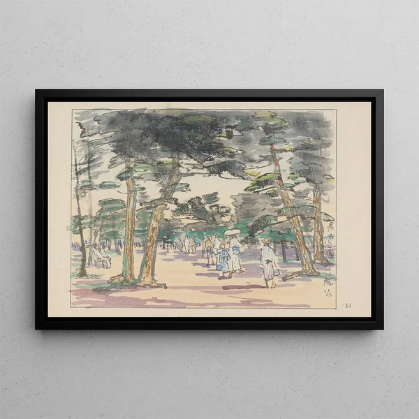 Parc Hamadera - Akamatsu Rinsaku — framed artwork on a wall