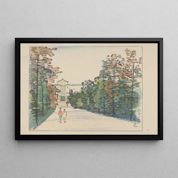 Park of Tennoji - Akamatsu Rinsaku — framed artwork on a wall