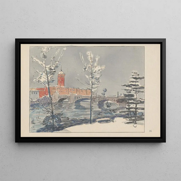 La Cour d'appel - Akamatsu Rinsaku — framed artwork on a wall
