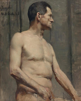 the male nude model - Akseli Gallen-Kallela — artwork view