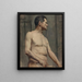 the male nude model - Akseli Gallen-Kallela — framed artwork on a wall