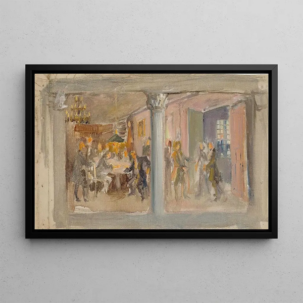 Société Aurora - Akseli Gallen-Kallela — framed artwork on a wall