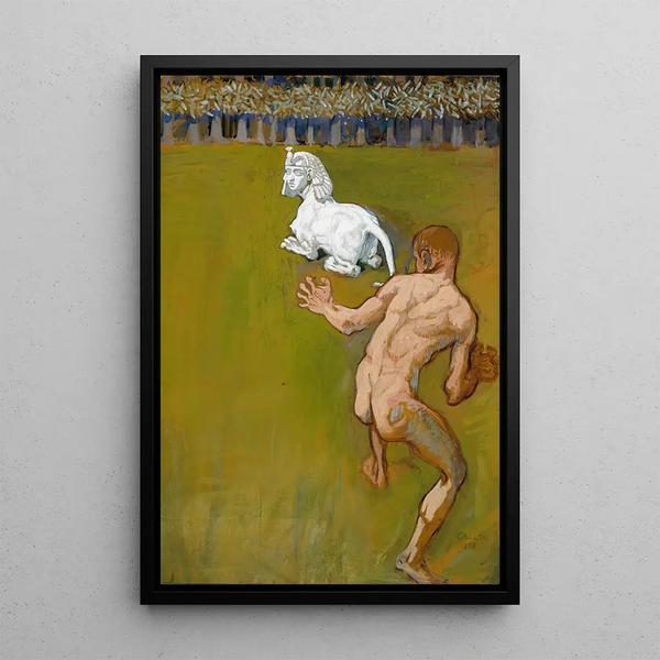 Conceptio Artis - Akseli Gallen-Kallela — framed artwork on a wall