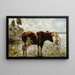 Cow and Boy 1885 - Akseli Gallen-Kallela — framed artwork on a wall