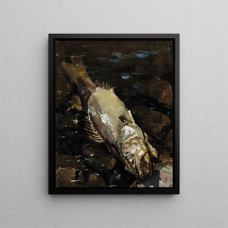 Sander en décomposition - Akseli Gallen-Kallela — framed artwork on a wall