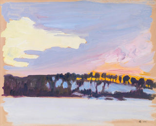 Evening Landscape - Akseli Gallen-Kallela — artwork view