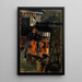 Devant le Poêle dans le Salon - Akseli Gallen-Kallela — framed artwork on a wall