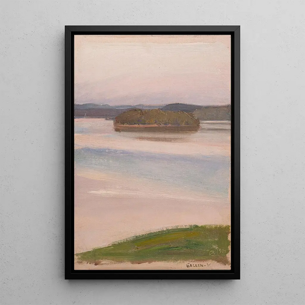 Lac Keitele - Akseli Gallen-Kallela — framed artwork on a wall
