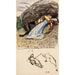 Sketches for the young man and the young girl pierced - Akseli Gallen-Kallela — artwork view