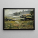 Misty Landscape - Akseli Gallen-Kallela — framed artwork on a wall