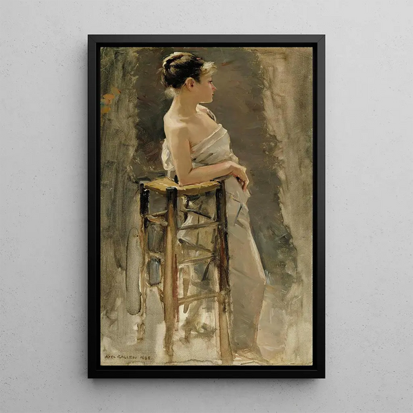 Reproduction of the painting Study of a Model - Akseli Gallen-Kallela