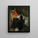 Mother with sick child - Akseli Gallen-Kallela — framed artwork on a wall