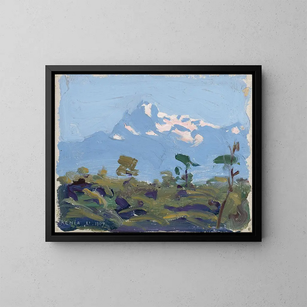 Mont Kenya - Akseli Gallen-Kallela — framed artwork on a wall