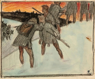 A bird on a branch - Akseli Gallen-Kallela — artwork view