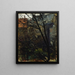 Parisian Backyard Painting - Akseli Gallen-Kallela — framed artwork on a wall