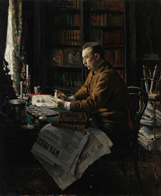 Portrait of Dr. Herman Frithiof Antell - Akseli Gallen-Kallela — artwork view