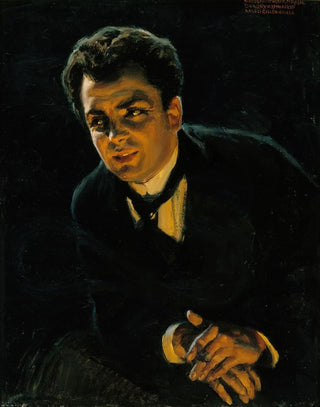 Portrait of the German actor Rudolf Rittner - Akseli Gallen-Kallela — artwork view