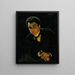 Portrait of the German actor Rudolf Rittner - Akseli Gallen-Kallela — framed artwork on a wall
