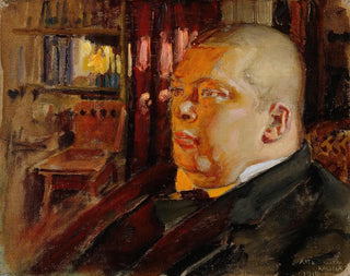 Portrait painting of Eric O.W. Ehrström - Akseli Gallen-Kallela — artwork view