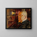 Portrait painting of Eric O.W. Ehrström - Akseli Gallen-Kallela — framed artwork on a wall