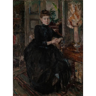 Reproduction of the painting Portrait of Mary Slr the fiancée of the artist - Akseli Gallen-Kallela
